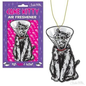 Cone Kitty Air Freshener Pot-Purr-I Scent--Purrrrfect Cat Lady Gift!